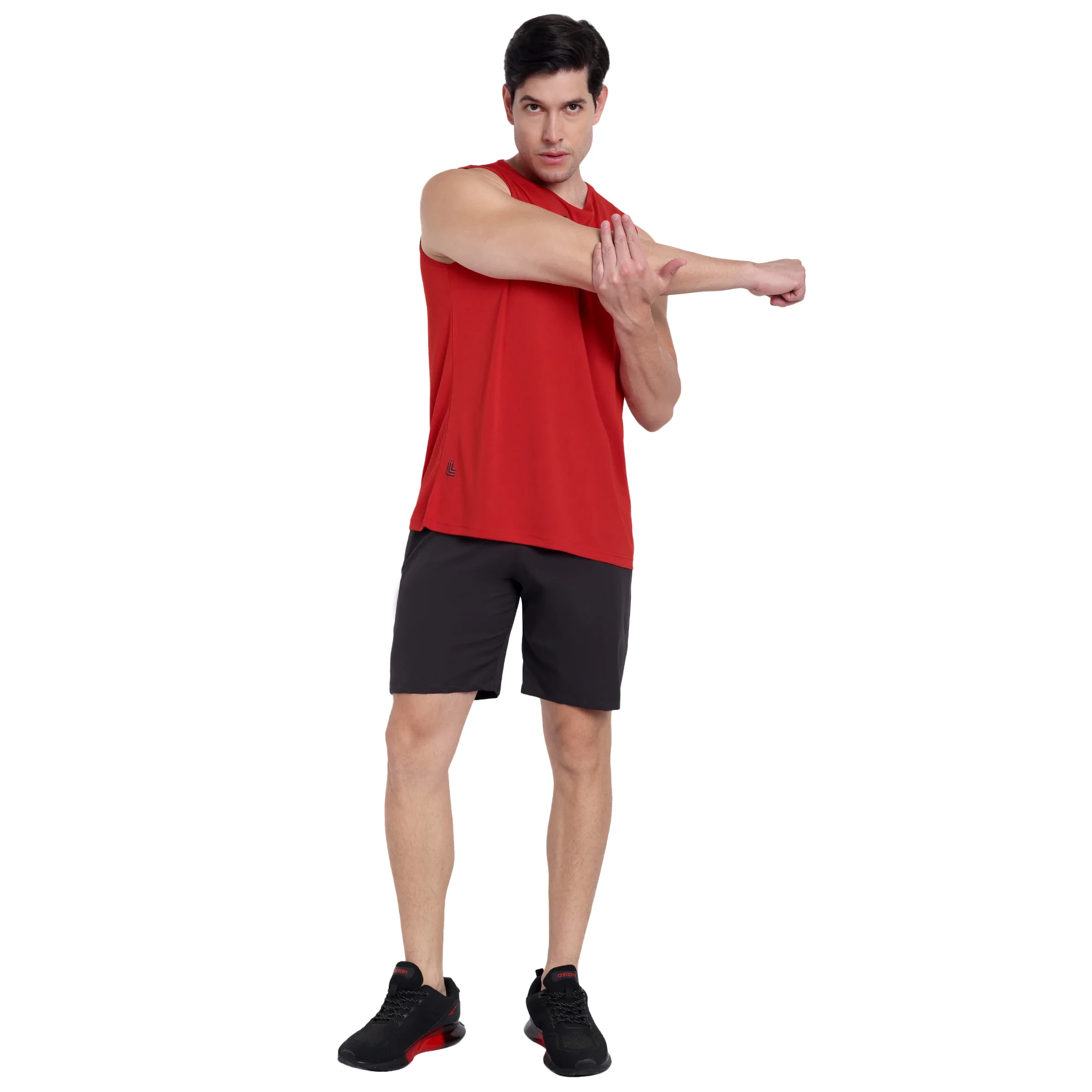 Red Tank Top For Men - Image 4