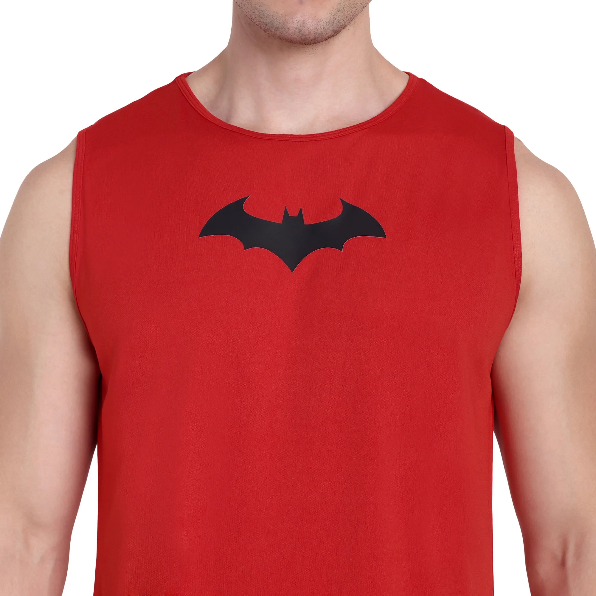 Red Tank Top For Men - Image 2