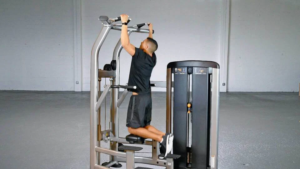 Assisted_Pull-Up_Machine