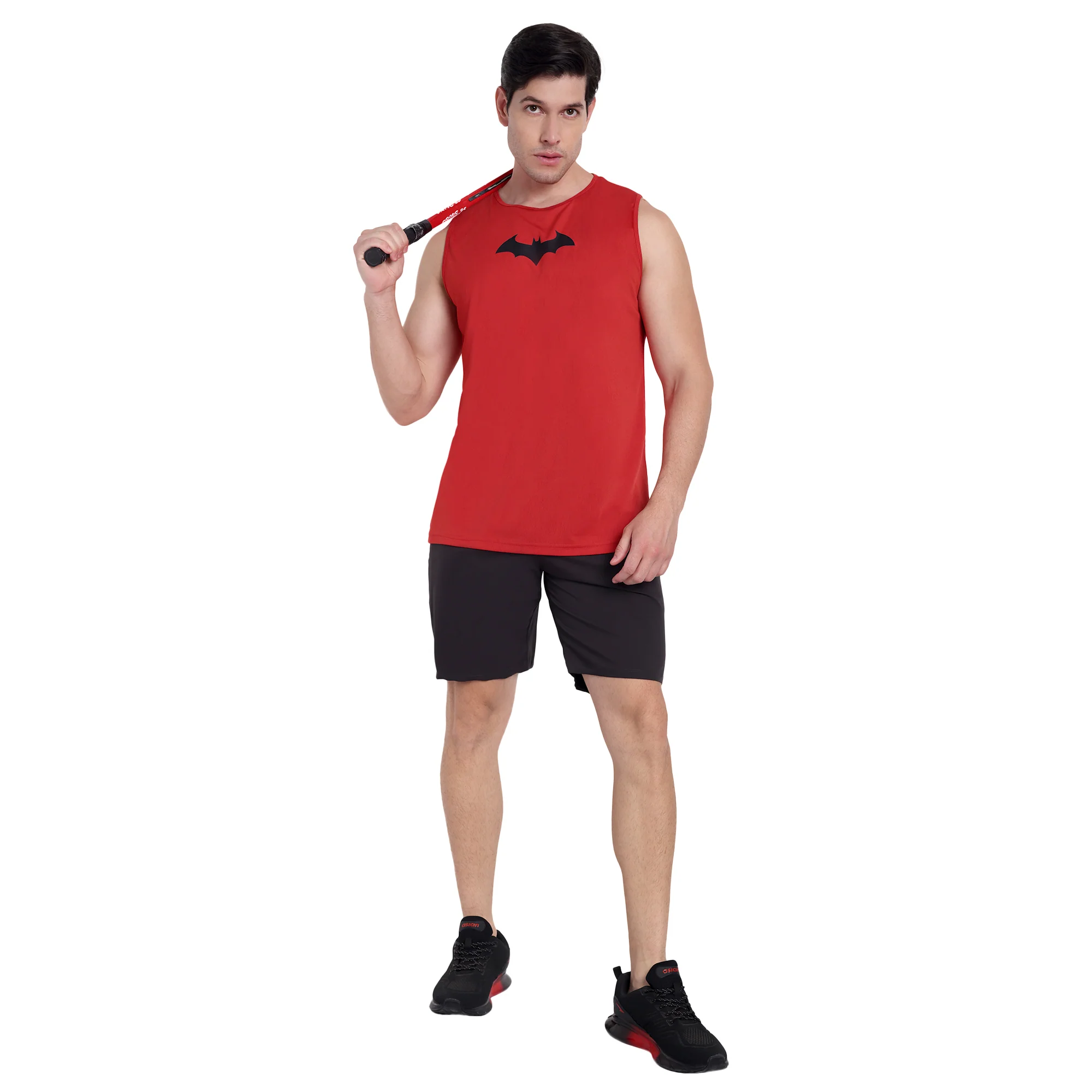 Black Rapid-Dry Training Shorts For Men