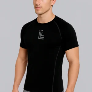 Black Compression T-shirt For Men