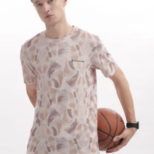 CreamTexturedPerformanceGymT-ShirtForMen