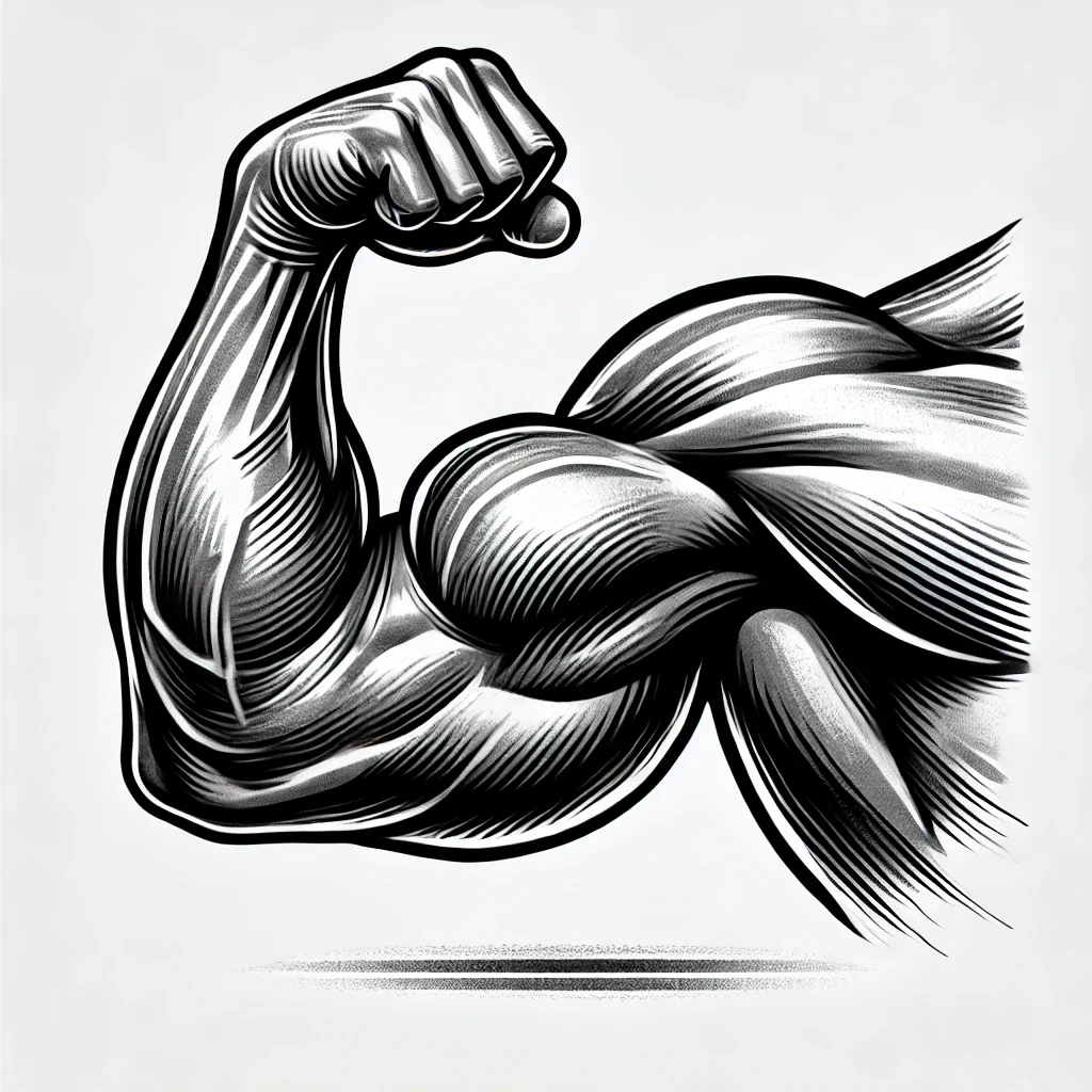 Flexed-Bicep-Tattoo