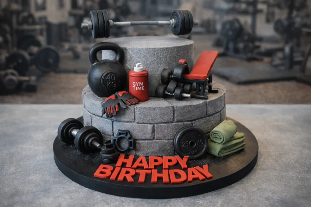 Gym_Cake_Design_Idea