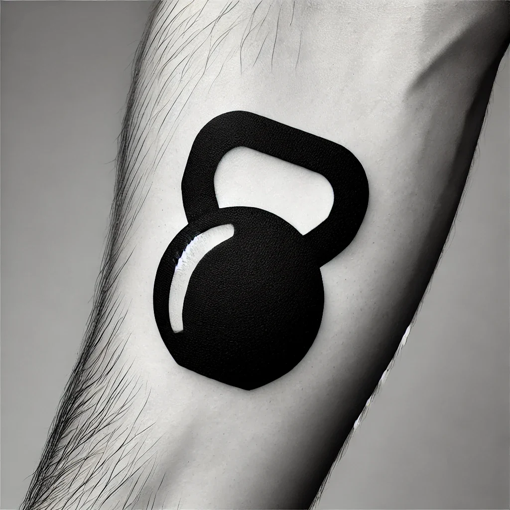 Kettlebell-Silhouette-Tattoo