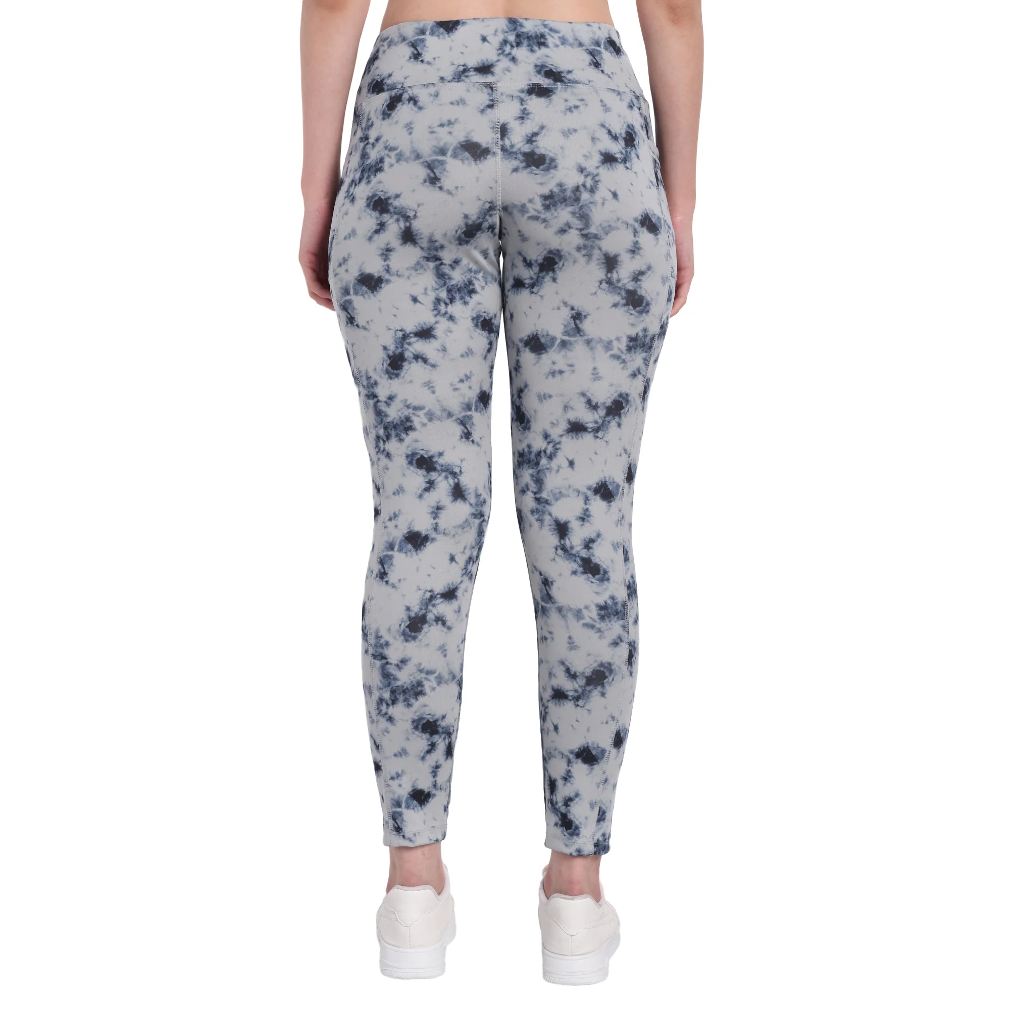 Marble Shade Printed Gym Leggings - Image 4