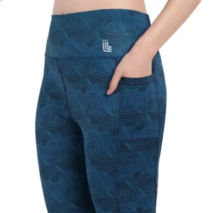 Women Dark Blue Leggings for Gym