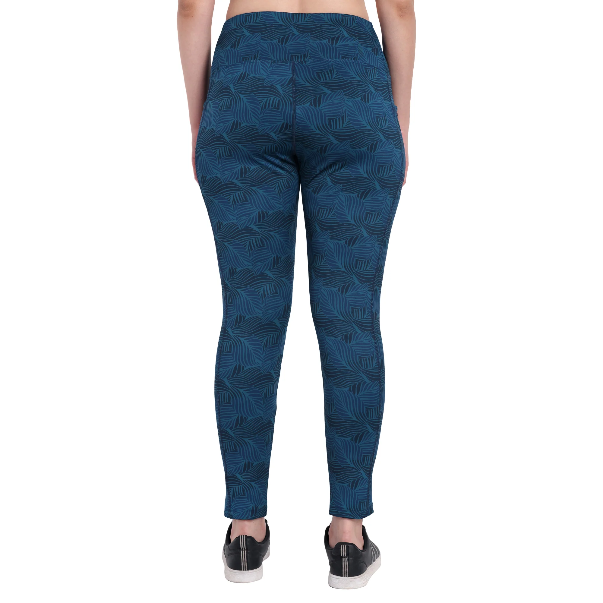 Women Dark Blue Leggings for Gym - Image 5