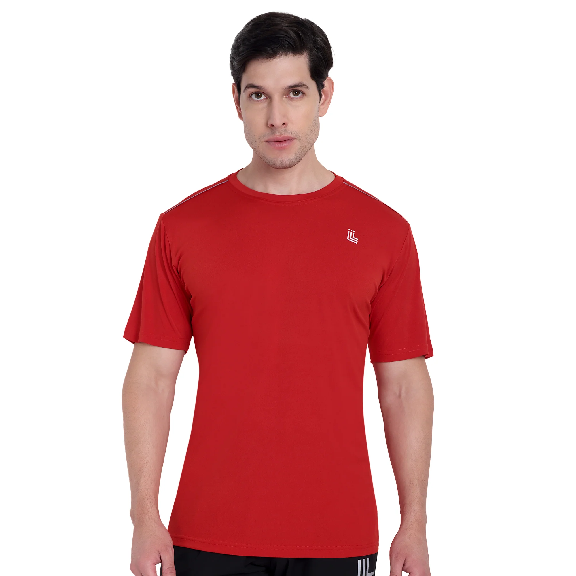 Red Rapid Dry Training T-Shirt for Men - Image 5