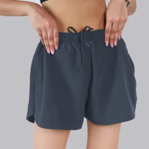 Dark Grey Sports & Running Shorts For Women