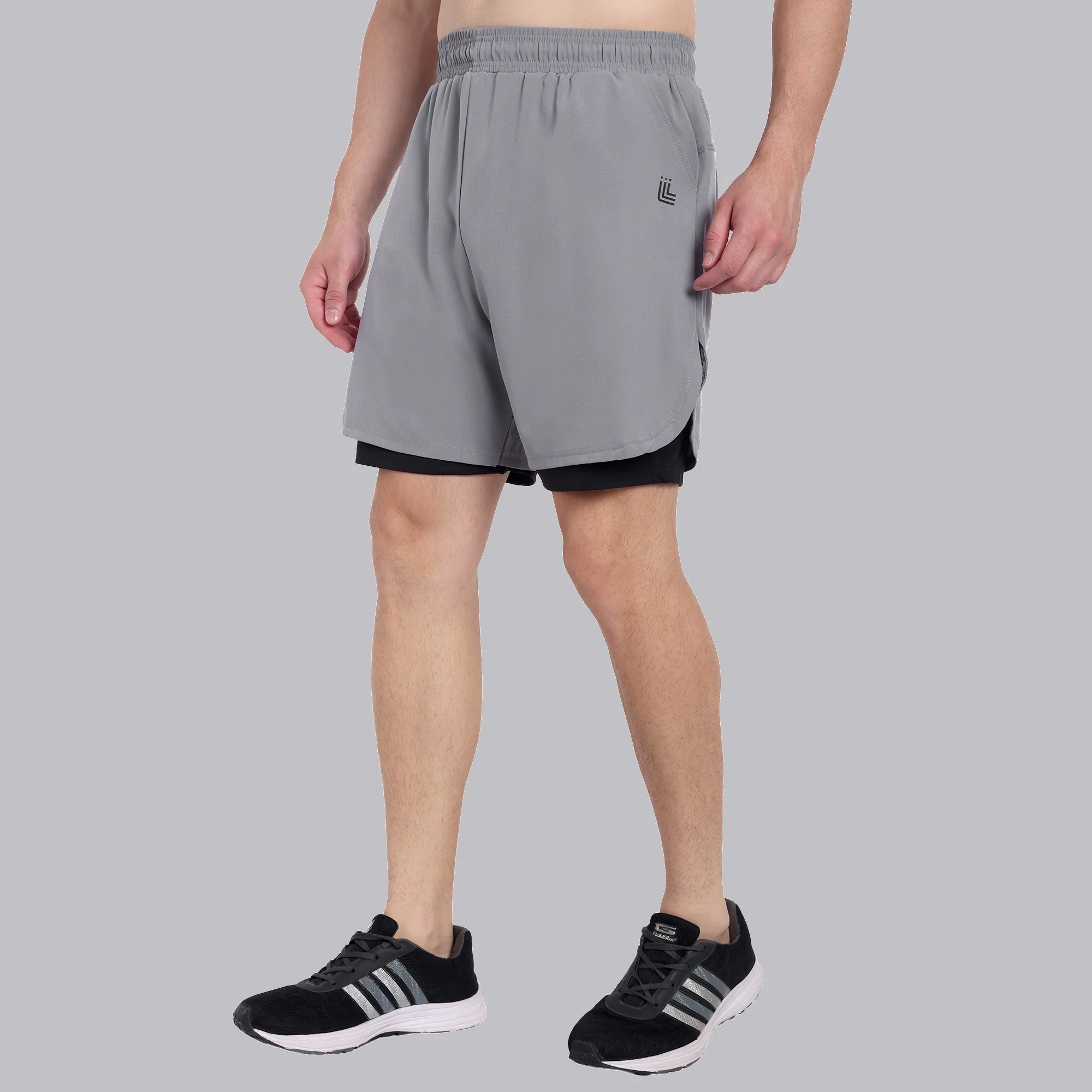 Black Round Neck Gym Vest & Tank Top For Men