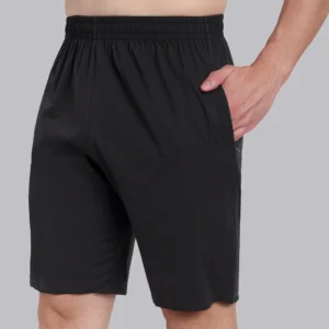 Black Rapid-Dry Training Shorts For Men