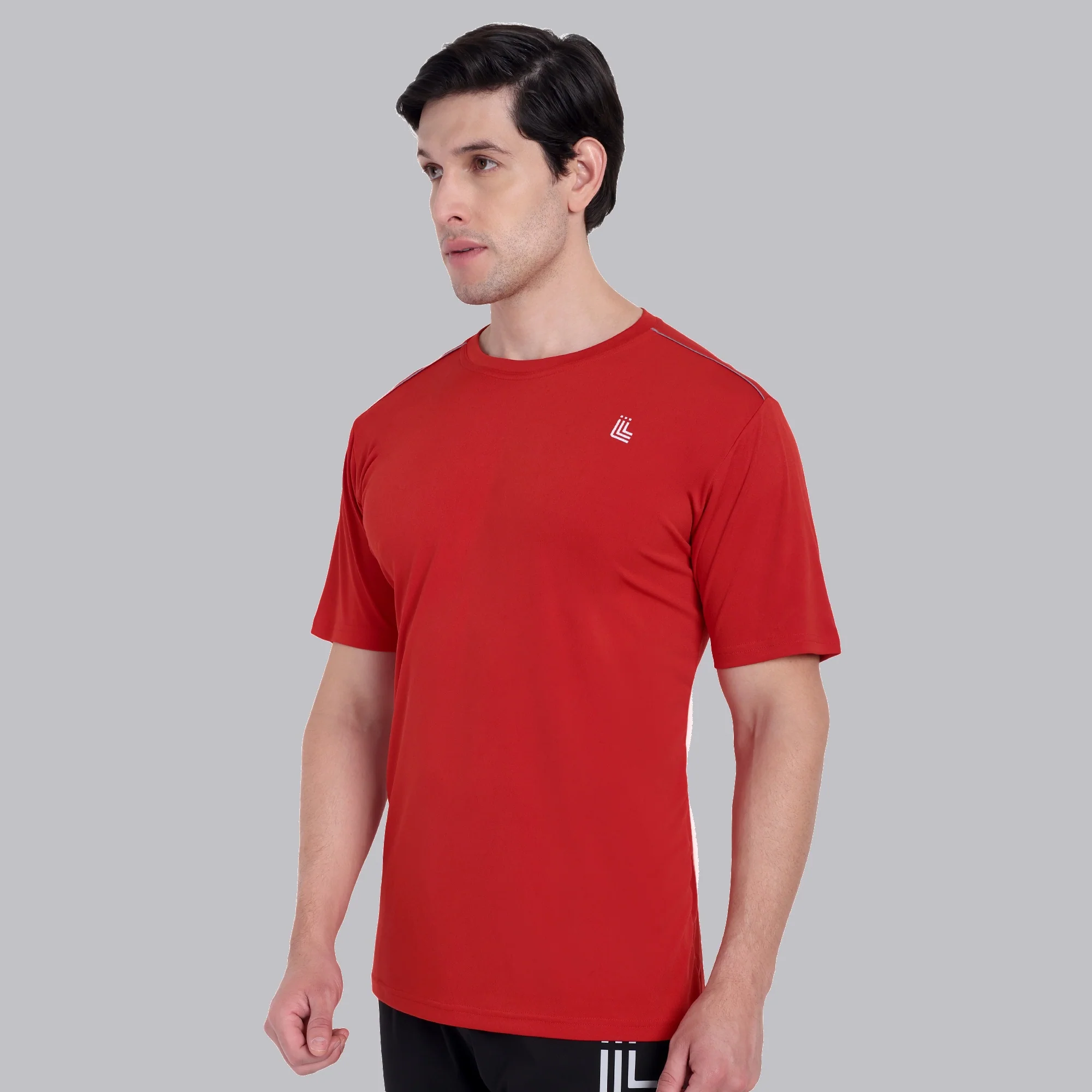 Red Rapid Dry Training T-Shirt for Men
