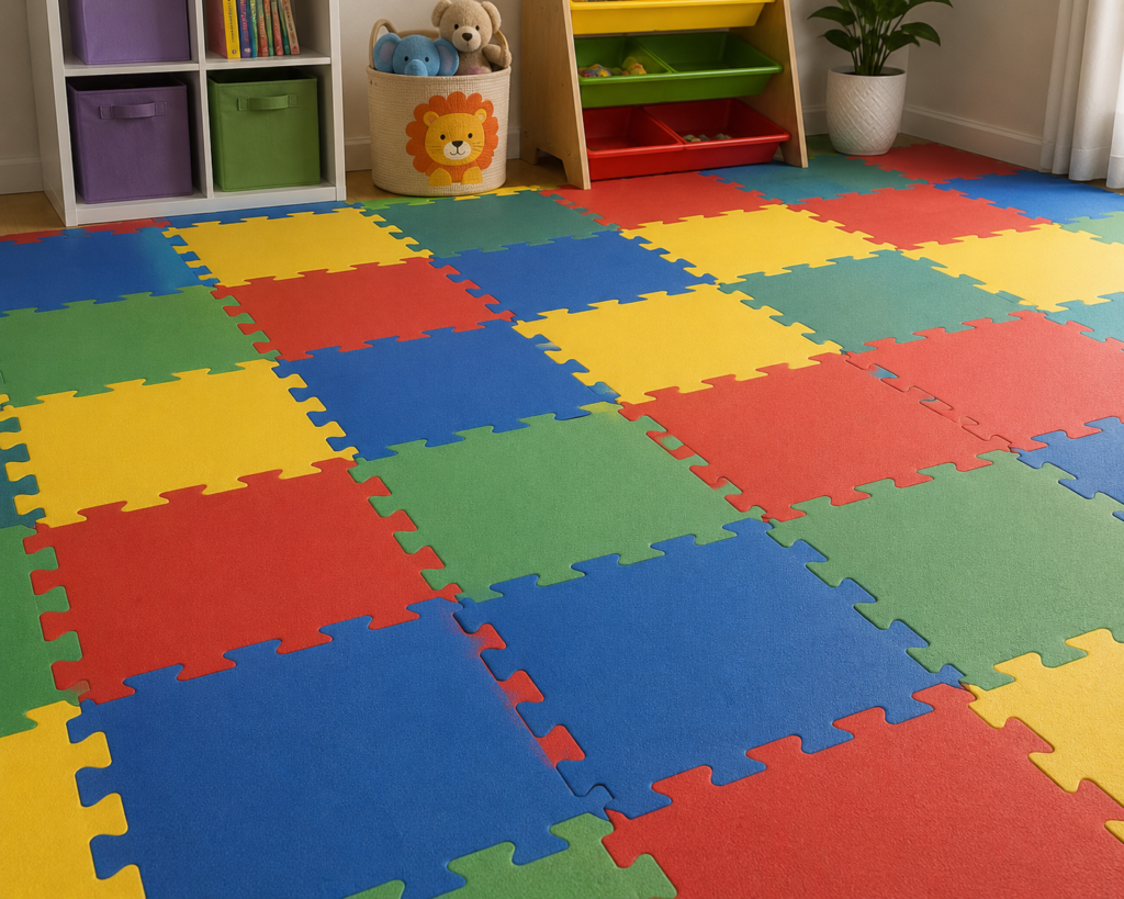 Puzzle Tiles for Gym Tile Design Ideas