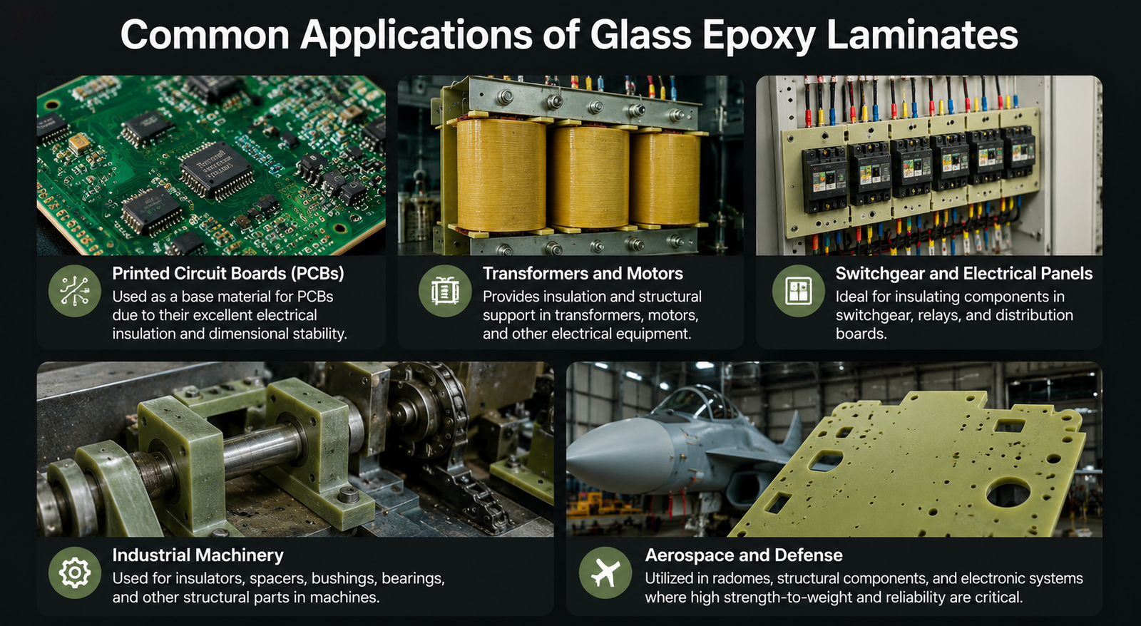 Common Applications of Glass Epoxy Laminates