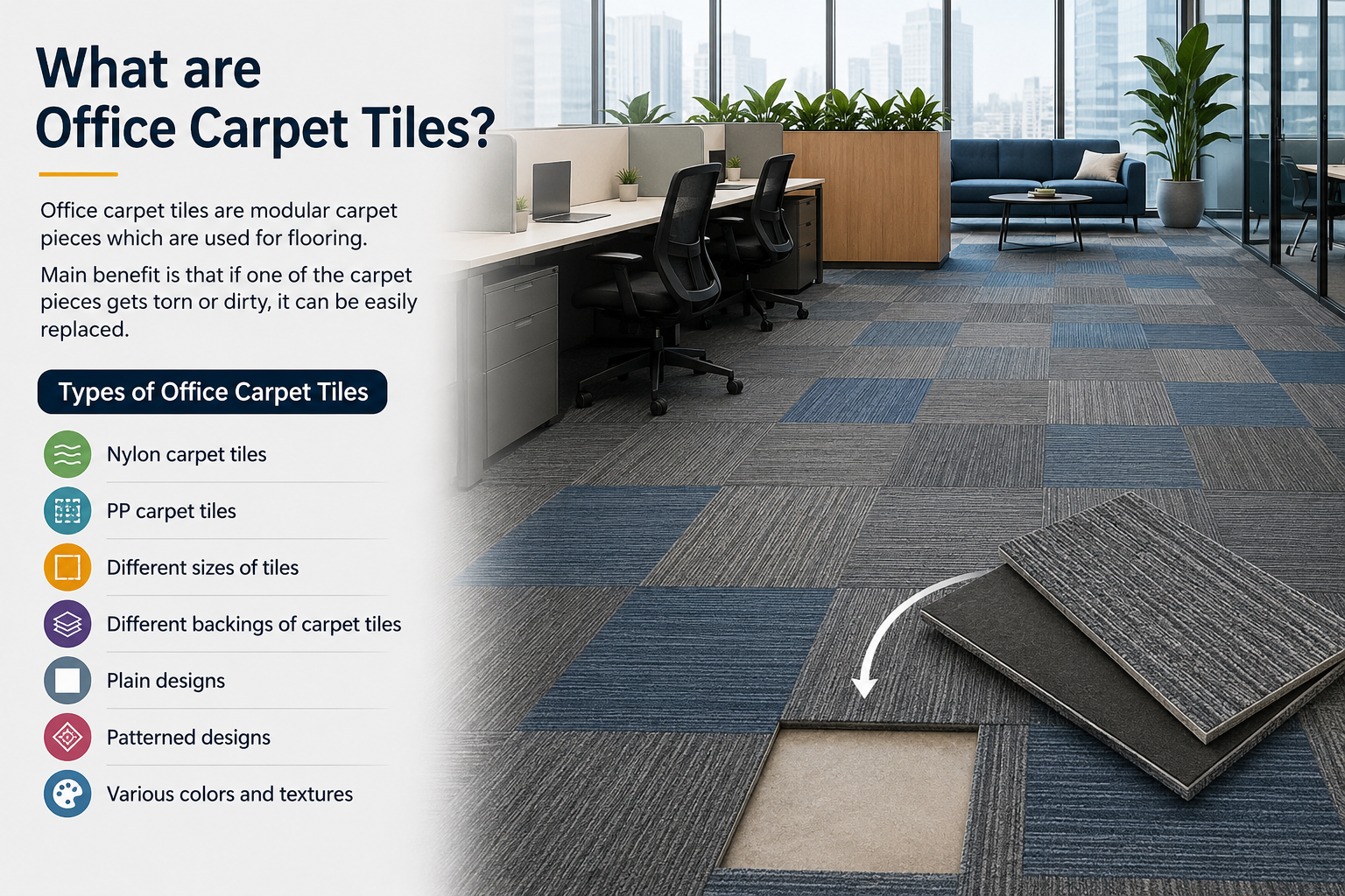 What are Office Carpet Tiles?