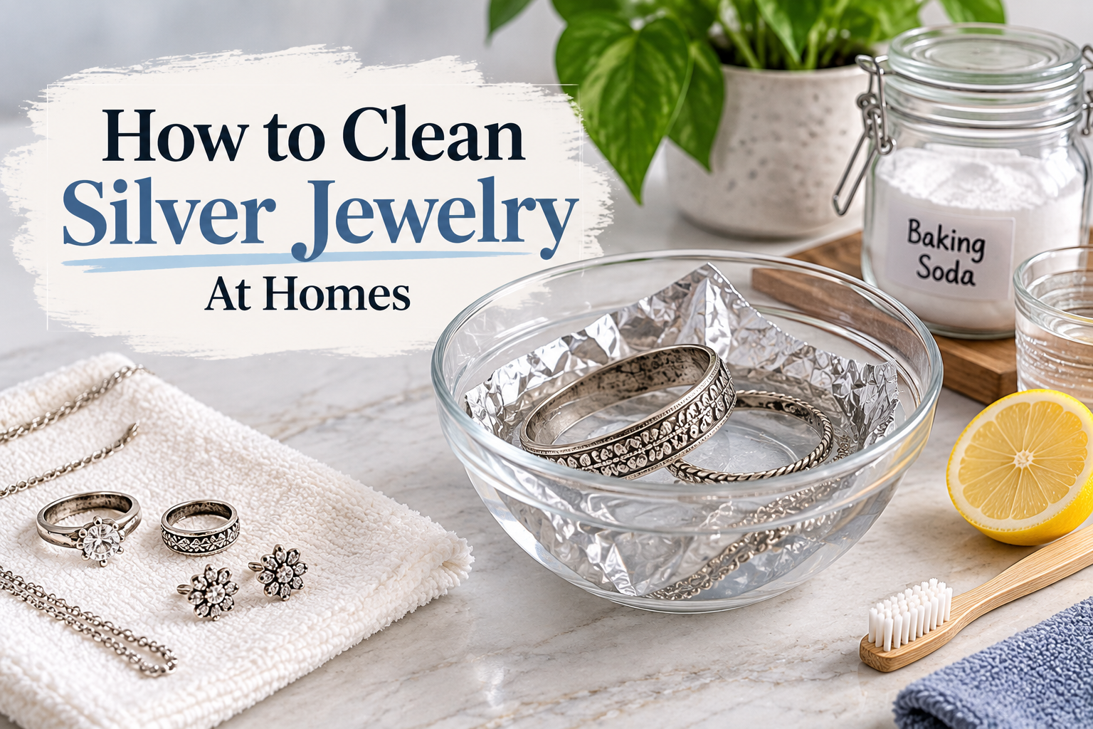 How to Clean Silver Jewelry at Home