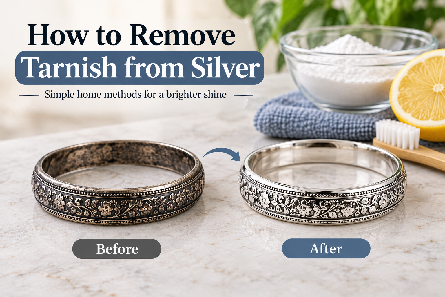 How to Remove Tarnish from Silver