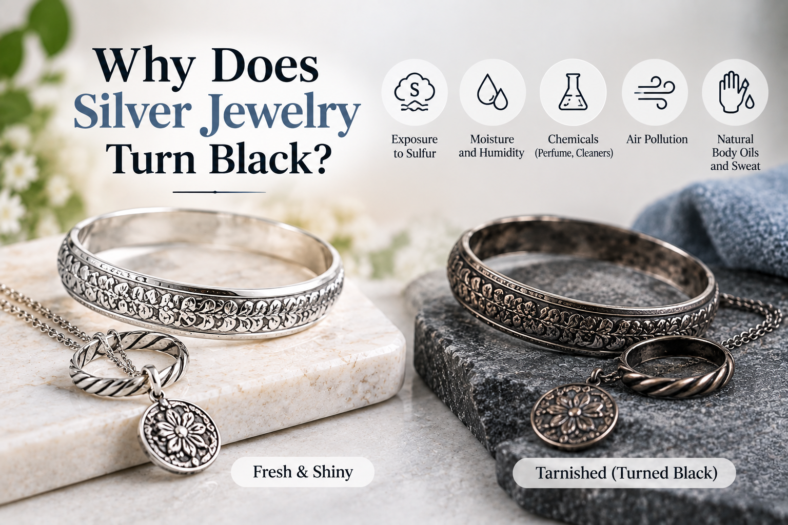 Why Does Silver Jewelry Turn Black